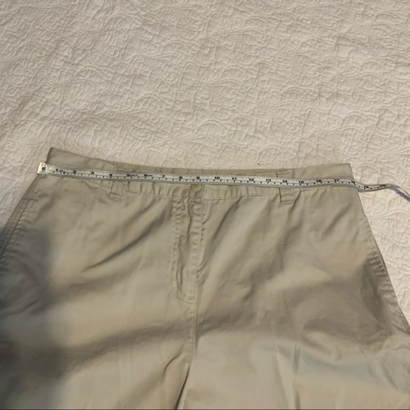 Christopher & Banks khaki color capris. - Picture 3 of 7